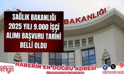 Sağlık Bakanlığı 2025 Yılı 9.000 İşçi Alımı Başvuru Tarihi Belli Oldu