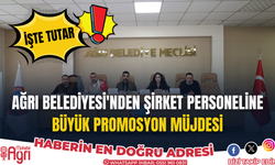 Ağrı Belediyesi'nden Şirket Personeline Büyük Promosyon Müjdesi