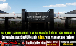 Ağrılılar, Üniversiteye Ağrılı Rektör İstiyor