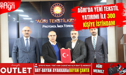 Ağrı'da yeni tekstil yatırımı ile 300 kişiye istihdam