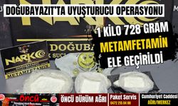 Doğubayazıt’ta Uyuşturucu Operasyonu: 1 Kilo 728 Gram Metamfetamin Ele Geçirildi