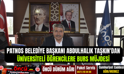 Patnos Belediye Başkanı Abdulhalık TAŞKIN'DAN Üniversiteli Öğrencilere Burs Müjdesi