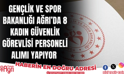 Ağrı’da gençlik ve spor bakanlığı güvenlik personeli alacak