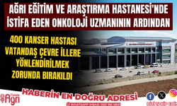 Ağrı’da hekim krizi! 400 hasta çevre ile mecbur kaldı