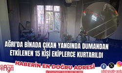 Ağrı’da bir binada patlama