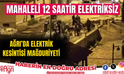 Ağrı’da Elektrik Kesintisi Mağduriyeti: Vatandaşlar Tepkili