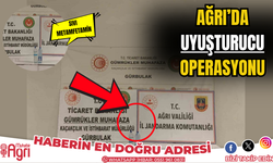 Ağrı'da uyuşturucu operasyonu
