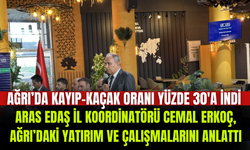 Aras Edaş Ağrı "kayıp-kaça oranı yüzde 30'a indi"