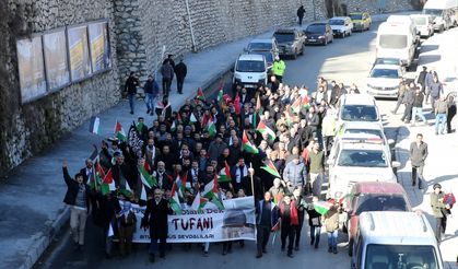 Bitlis'te "Filistin için yürüyoruz" etkinliği düzenlendi