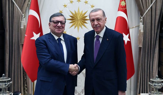 Cumhurbaşkanı Erdoğan, Barroso'yu kabul etti