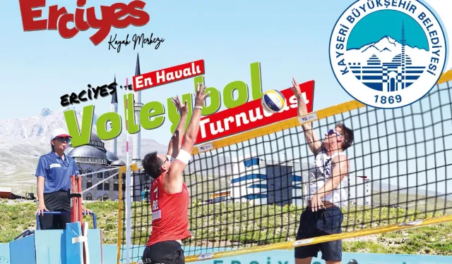 Erciyes’te en havalı voleybol turnuvası