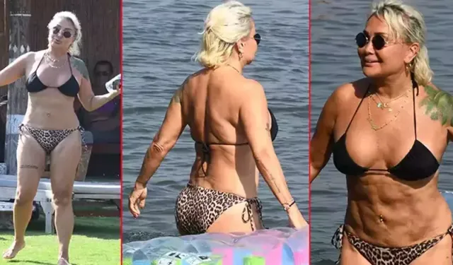 Yonca Evcimik bikinili pozlarıyla sosyal medyayı salladı