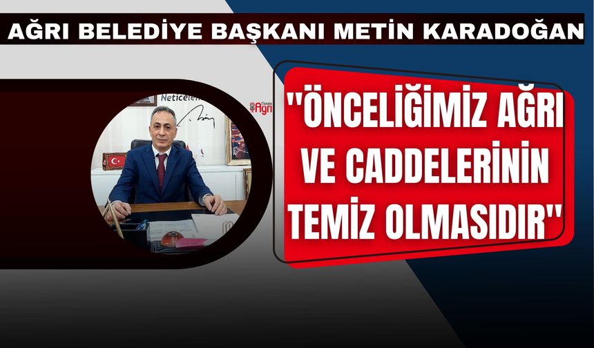 Ağrı Belediye başkanı Metin Karadoğan STK'Lar ile buluştu