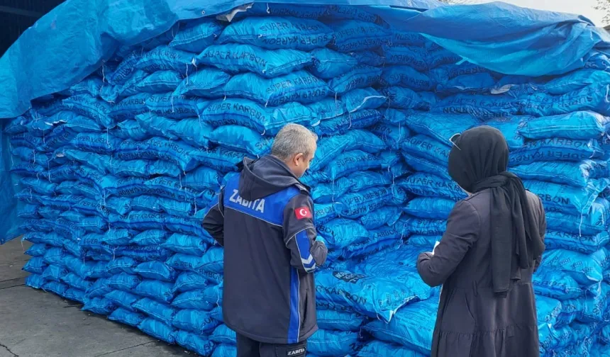 Düzce Zabıtası'ndan kömür denetimi