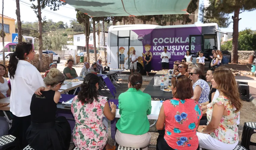 Muğla’da kadınlara ve çocuklara gezici destek