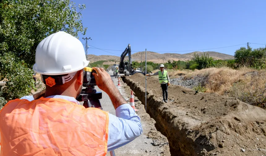 Malatya'da Hacıyusuflar'a yeni kanalizasyon hattı