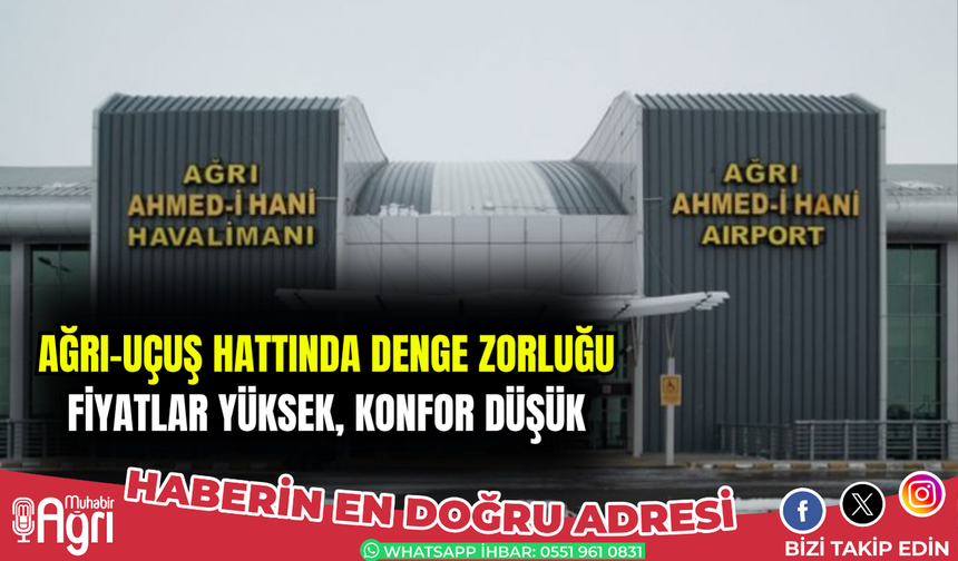 Ağrı'nın Ulaşım Sorunu En Pahalı Bilet, En Düşük Konfor